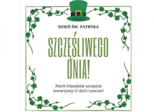 ilustarcja Szczęśliwego Dnia Świętego Patryka